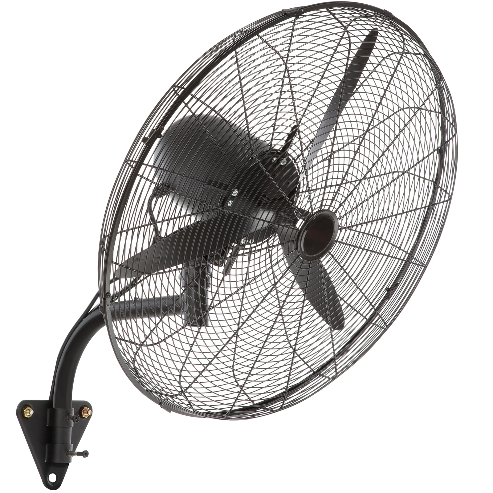 Wall Mount Misting Fan Industrial Oscillating High Velocity Black_voghion.com